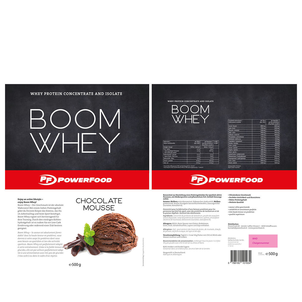 Boom Whey Chocolate Mousse