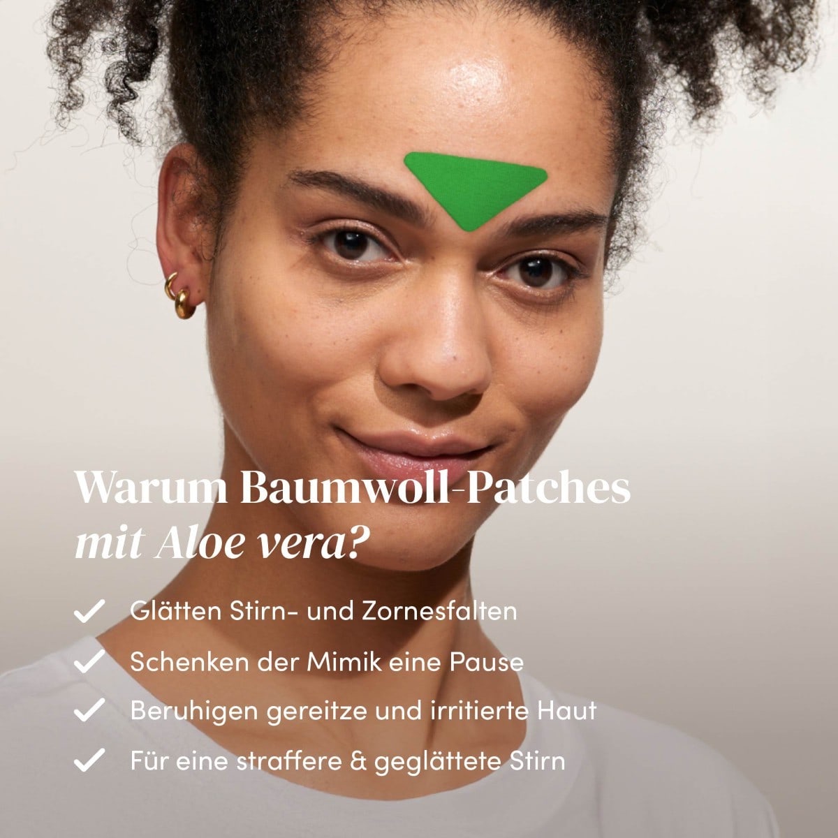 Gesicht Patches mit Aloe Vera