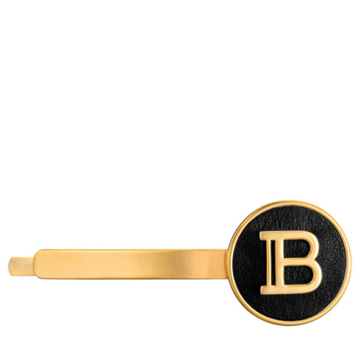 Gold Plated Hair Slide Logo