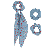 Triopack Scrunchie – Blau