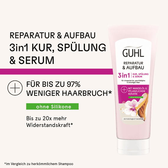 Reparatur & Aufbau 3in1 Kur, Spülung & Serum