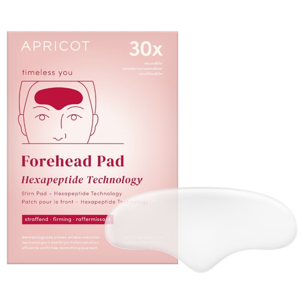 Reusable Forehead Pad Hexapeptide Technology