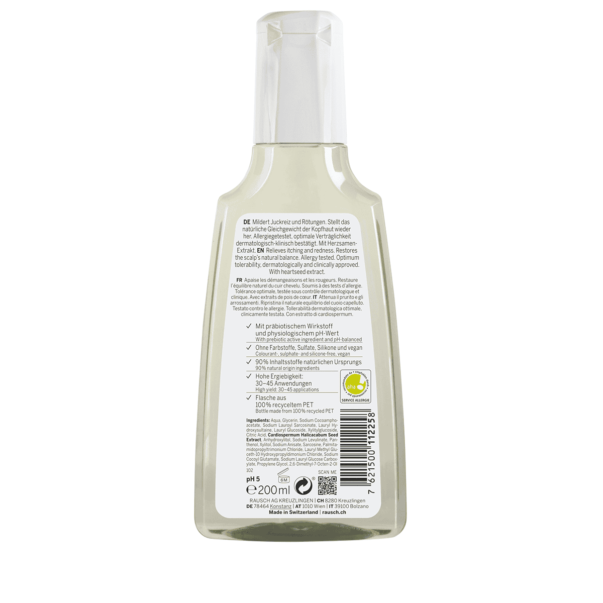 Sensitive Shampoo with Heartseed
