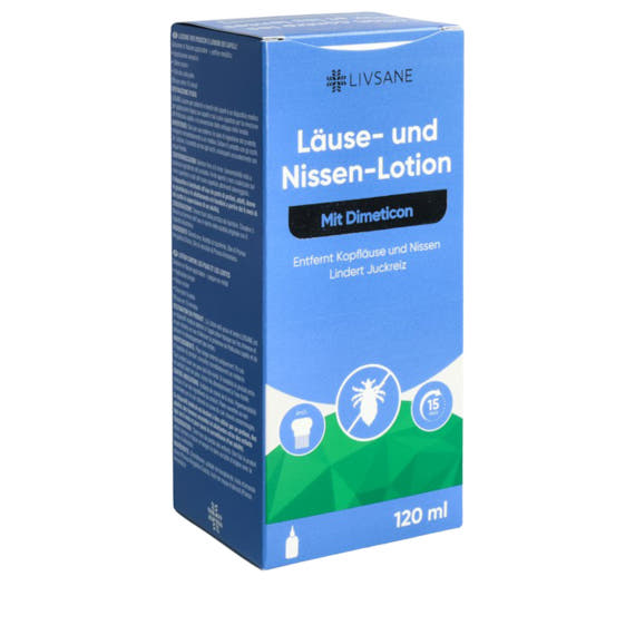 Lotion anti-poux et lentes Diméthicone avec peigne