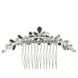 Fiori Con Strass Su Pettinino Per Capelli