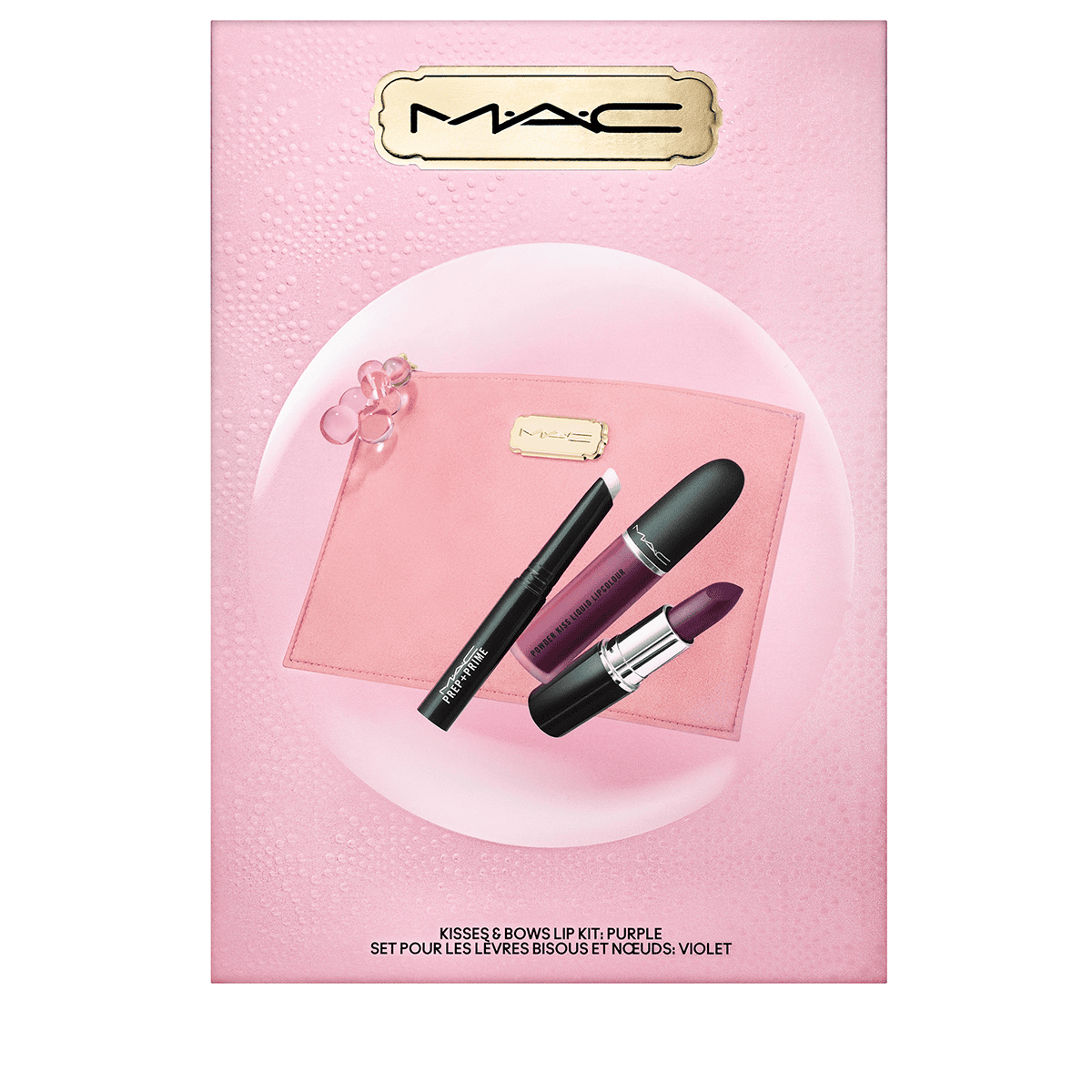 Kisses & Bows Lip Kit: Purple