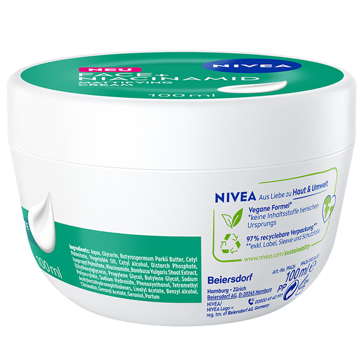 Face+ Niacinamid Mattifying Cream