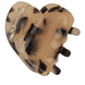 Set Of Heart Clips - Brown