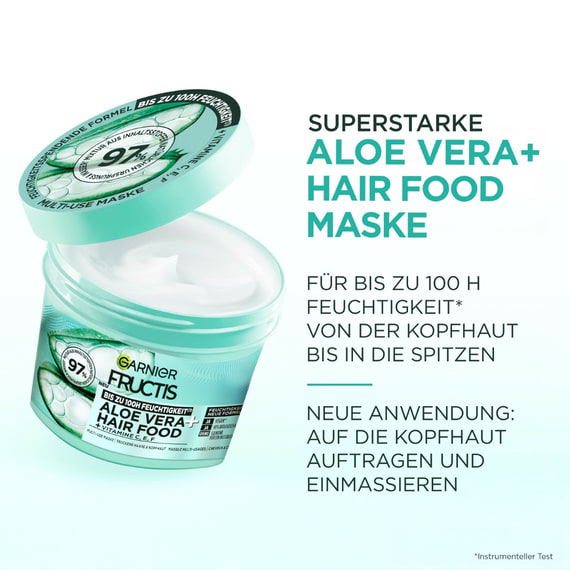 Feuchtigkeitsspendes Aloe Vera Hair Food 3in1 Maske