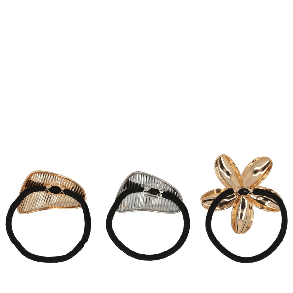 Hair Tie Set - Silver, Gold