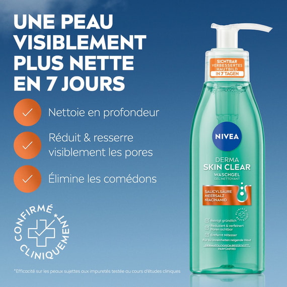 Gel Nettoyant Derma Skin Clear DUO