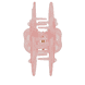 Flower Clip - Pink