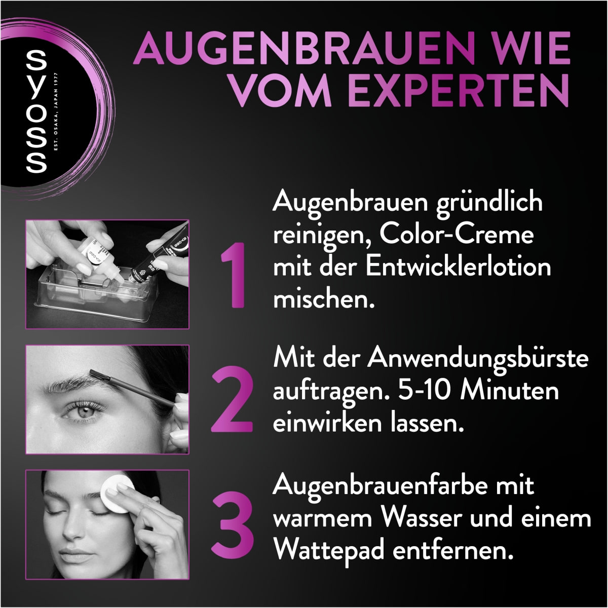 Teinture permanente pour sourcils