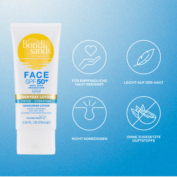 Face SPF50+ Tinted & Hydrating Everyday Lotion