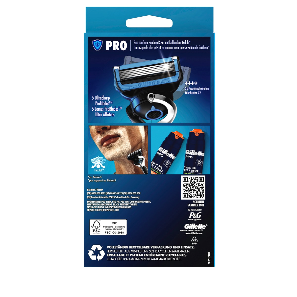 ProShield Chill Rasierapparat mit 1 Klinge