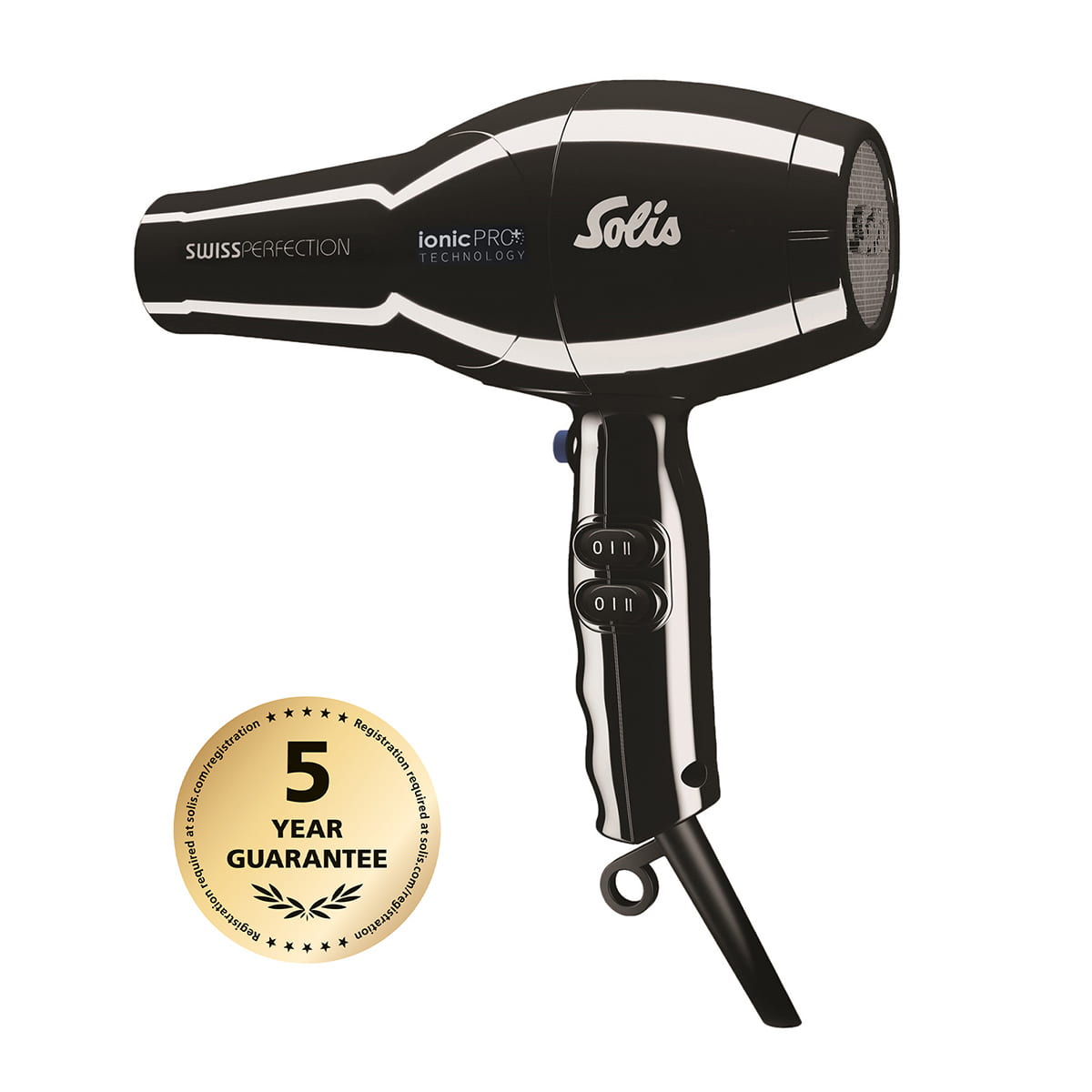 Swiss Perfection 360° ionicPro Nero Tipo 440 - Lunghezza Cavo 3 m