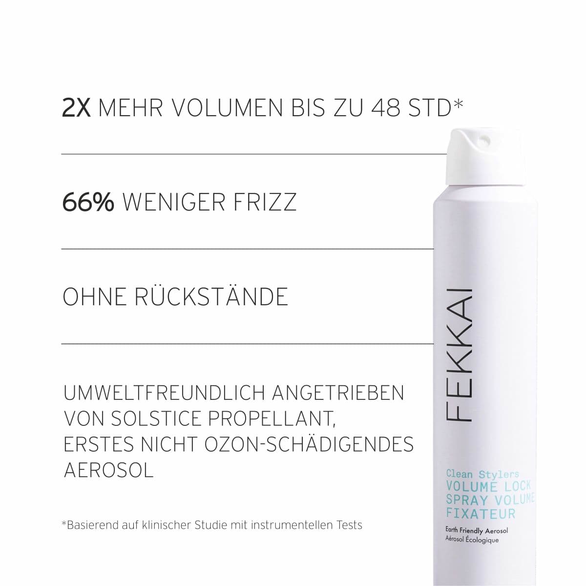Green Aerosol Volume Lock Firm Hold Hair Spray
