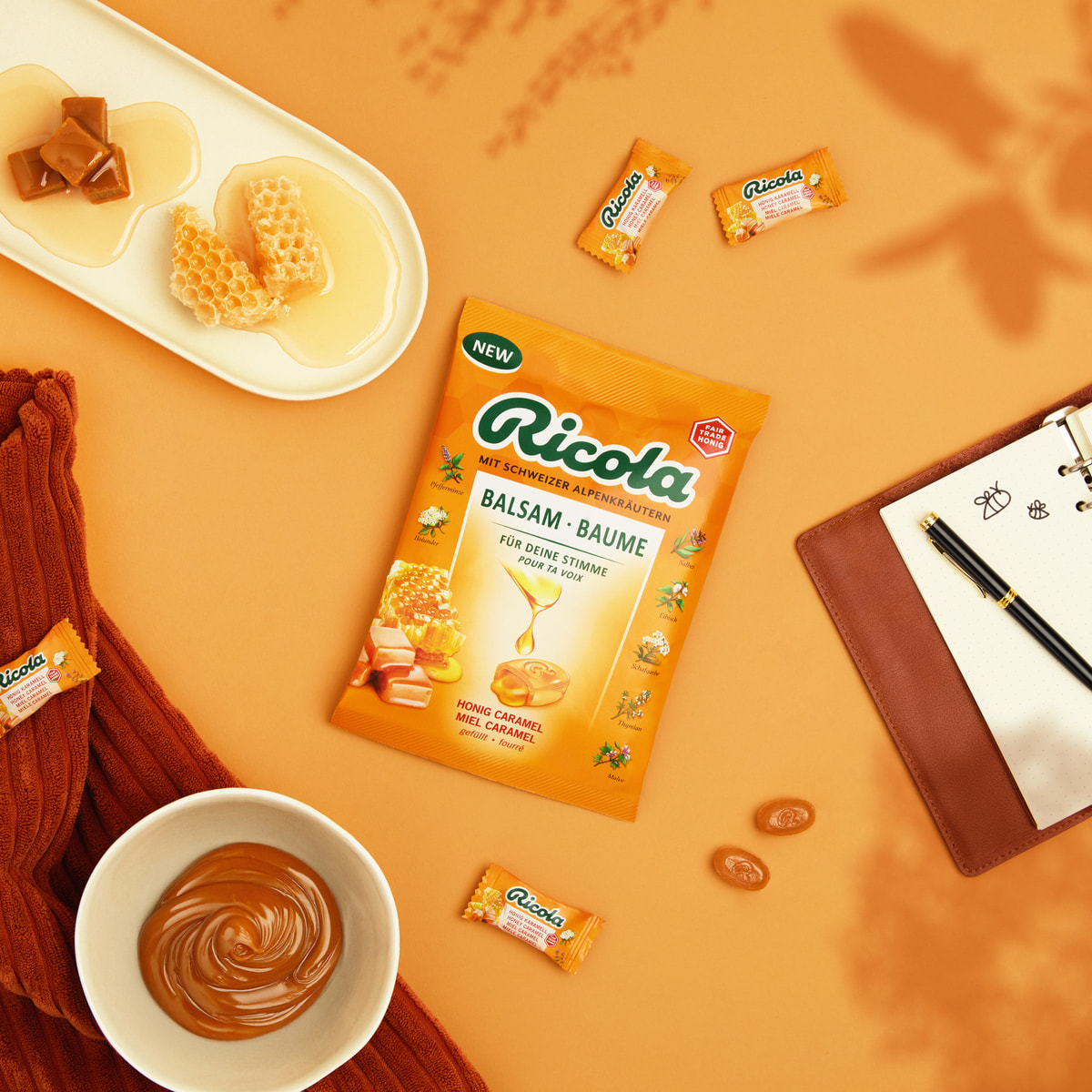 Caramelle Miele Caramello