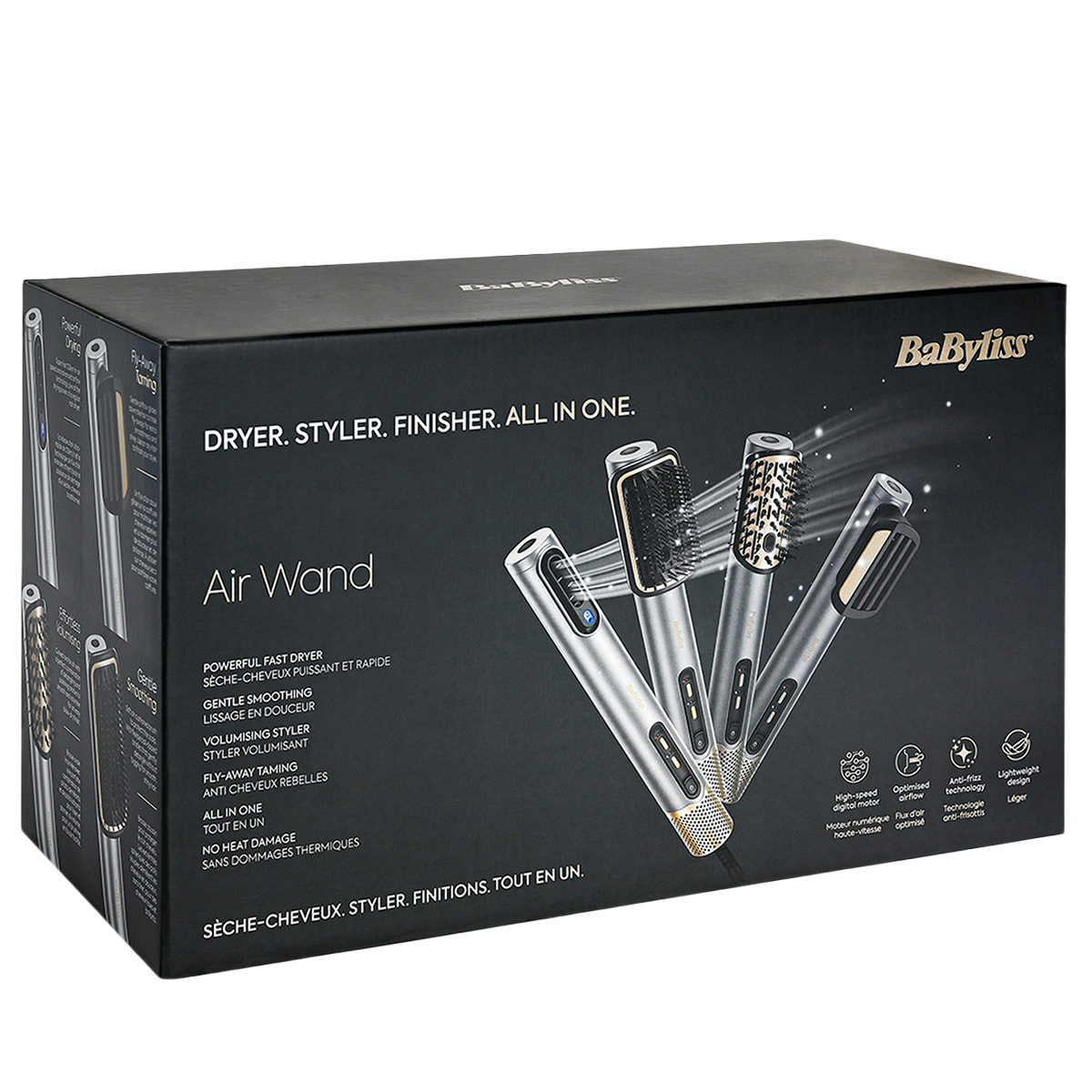 Warmluftbürste Air Wand Silber/Gold AS6555CHE