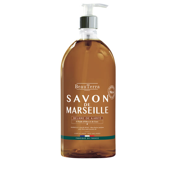 Savon liquide de Marseille au beurre de karité