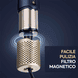Spazzola ad Aria Air Wand blu/oro AS6550CHE