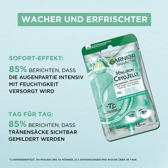 Cryo Jelly Gel-Augen-Tuchmaske