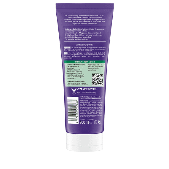 Trattamento Anti-Ingiallimento & Risciacquo Brillantezza Argentata 2in1