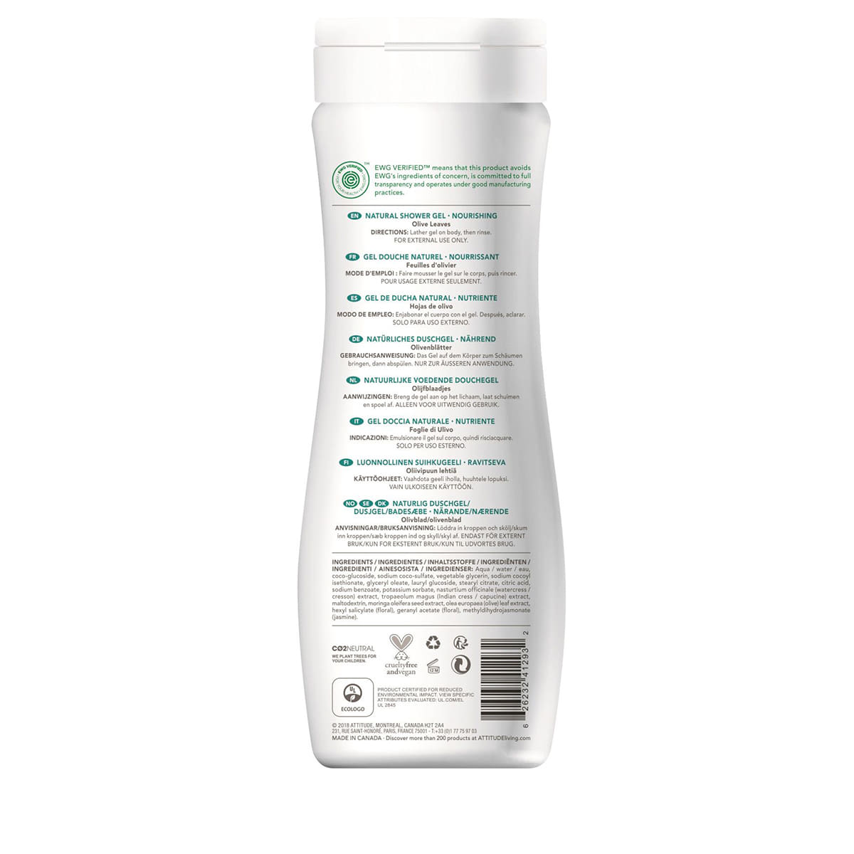 Docciaschiuma naturale trattamento intensivo
