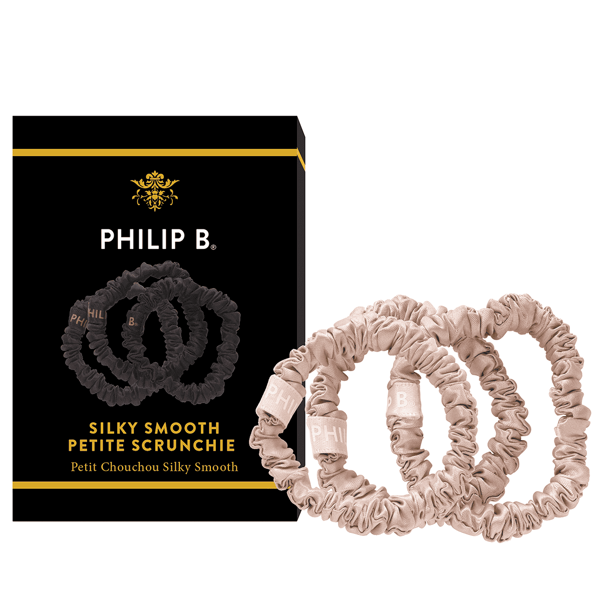 Petite Champagne Scrunchie 3x