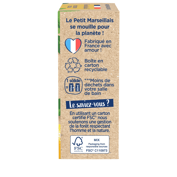 Cube de Douche 3 en 1 Erveine & Citron