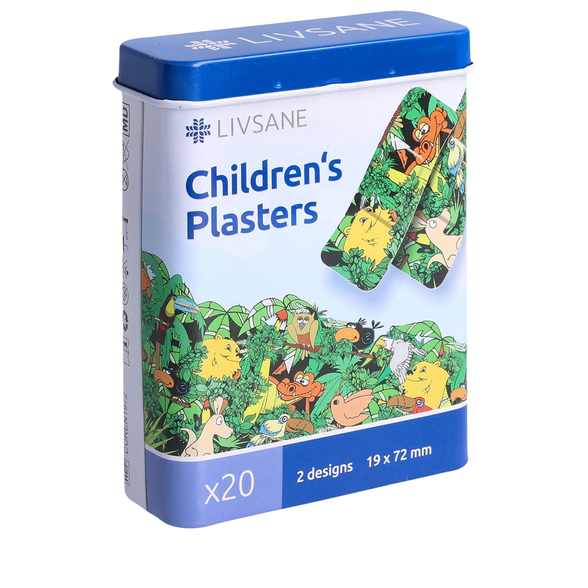Pansements enfants animaux jungle - 20 pcs.