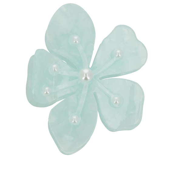 Flower Clip - Mint