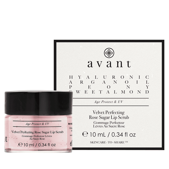 Samtige Rose Zuckerpeeling für die Lippen
