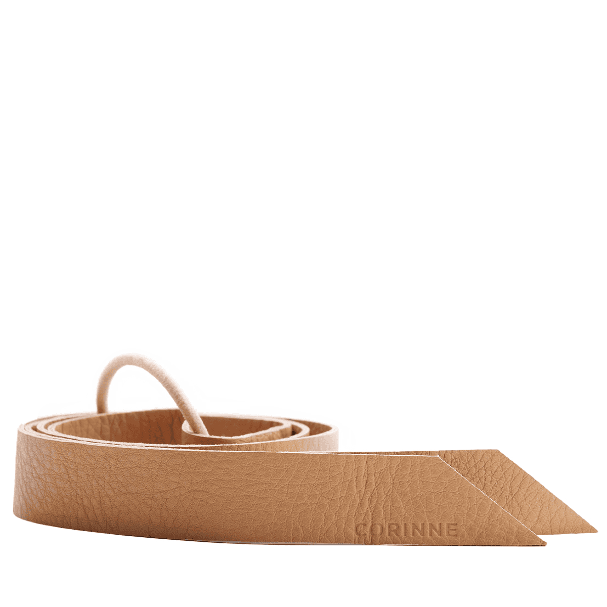 Leather Band Long Camel