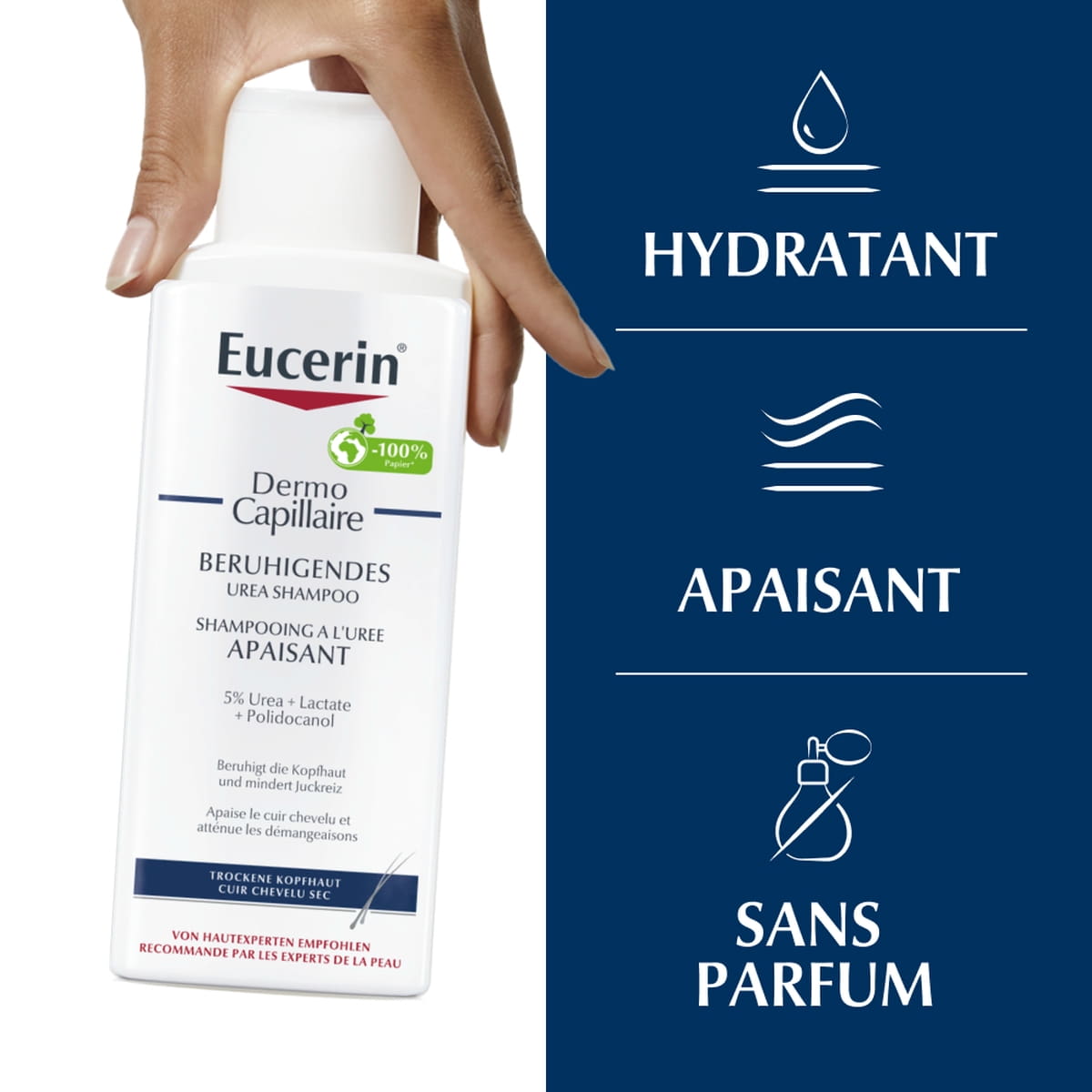 Shampooing urée apaisant