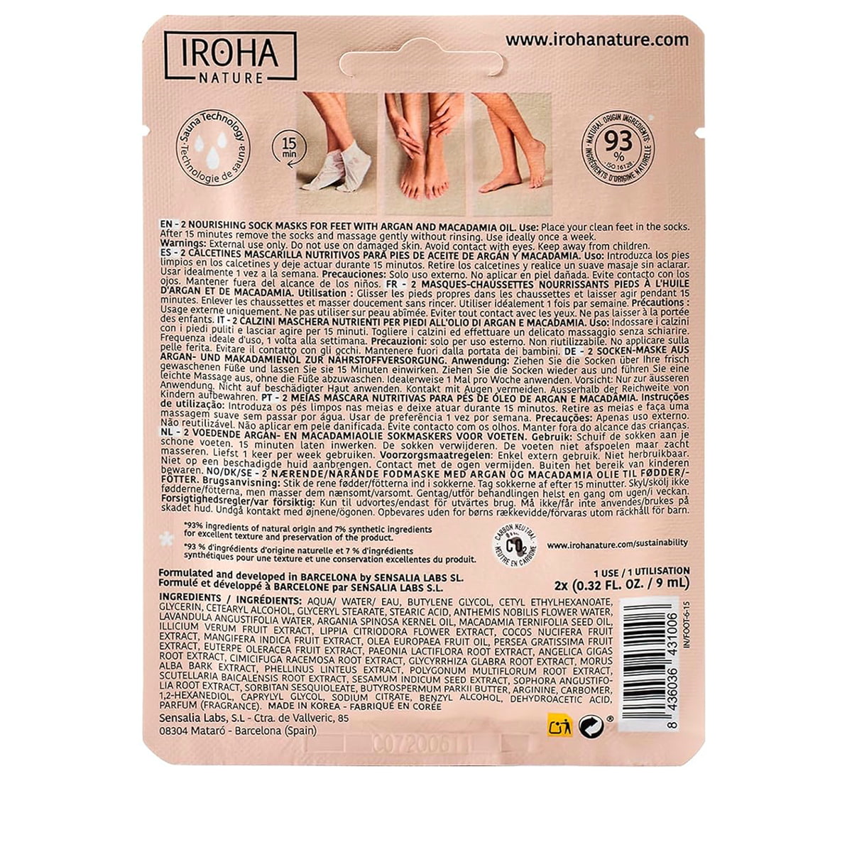 Nourishing Foot Mask - 2 Socks