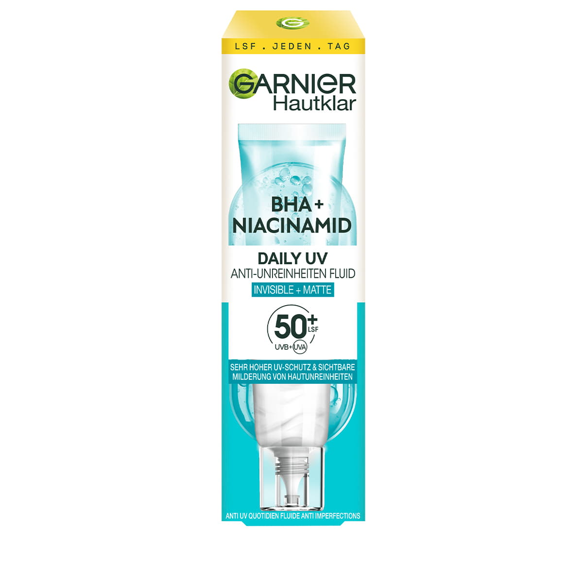 BHA + Niacinamide Daily-UV Anti-Imperfections Fluid Invisible + Matt SPF 50+