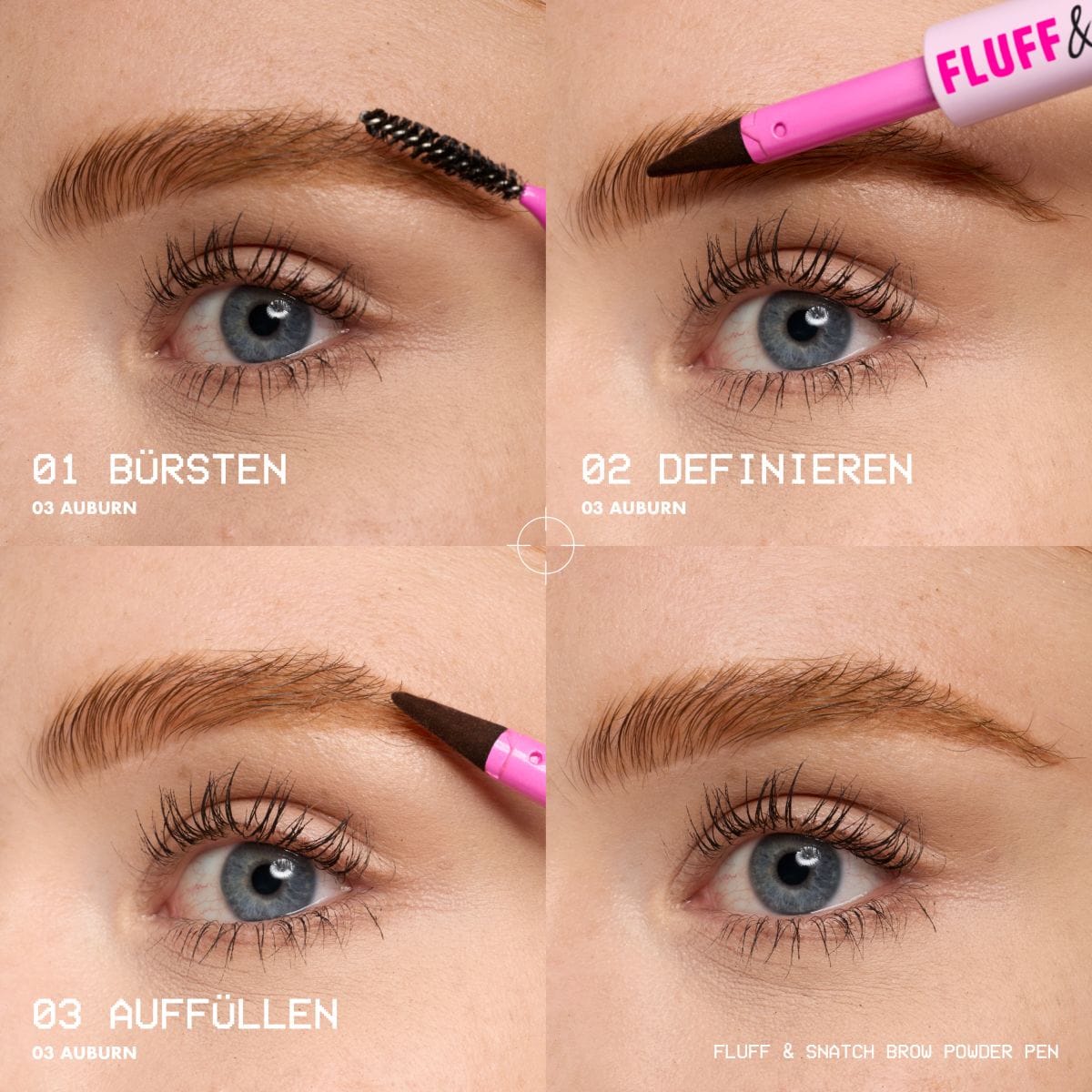 Fluff & Snatch Brow Powder Pen Creme