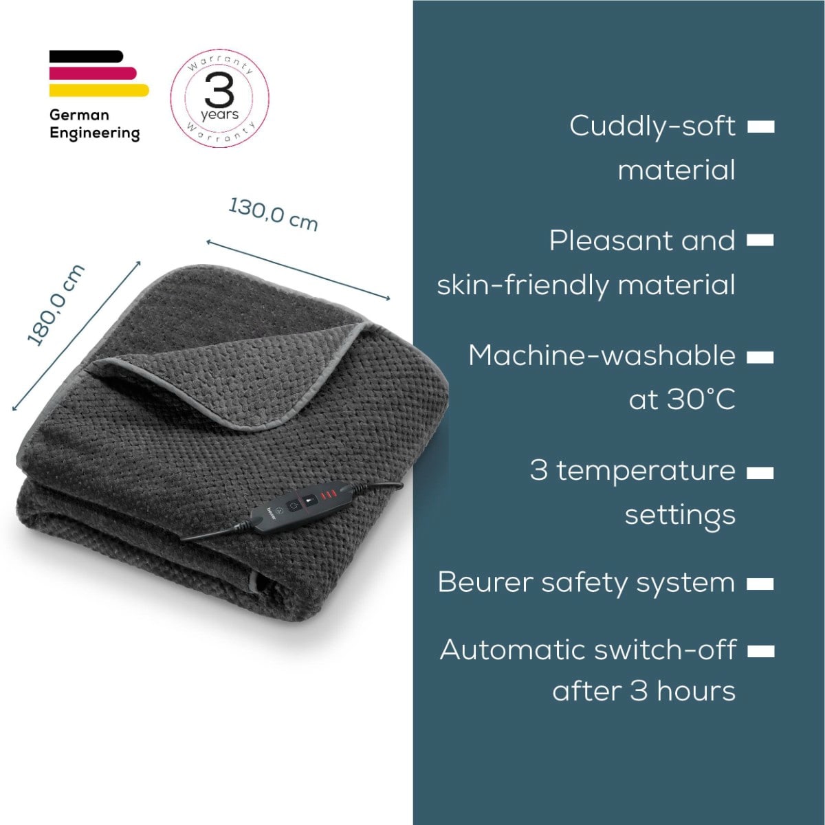 Heating Blanket HD 65 - Dark Grey