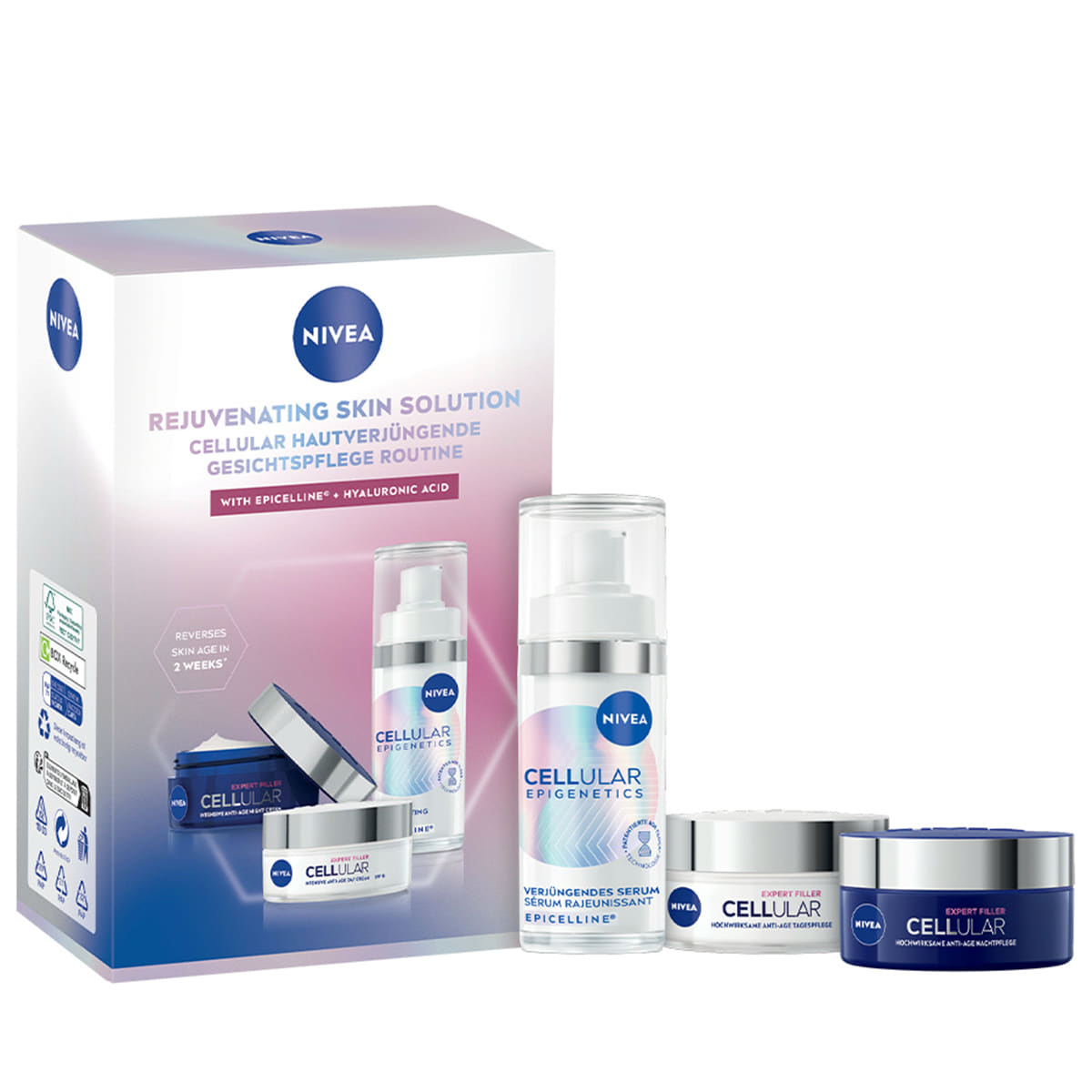 Cellular Expert Filler Set - Tag, Nacht & Verjüngendes Serum