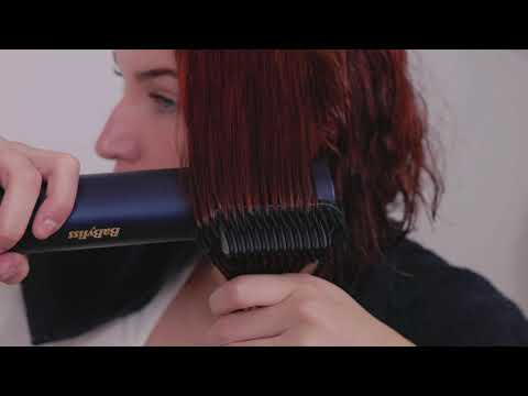 Brosse Soufflante Air Wand bleu/or AS6550CHE