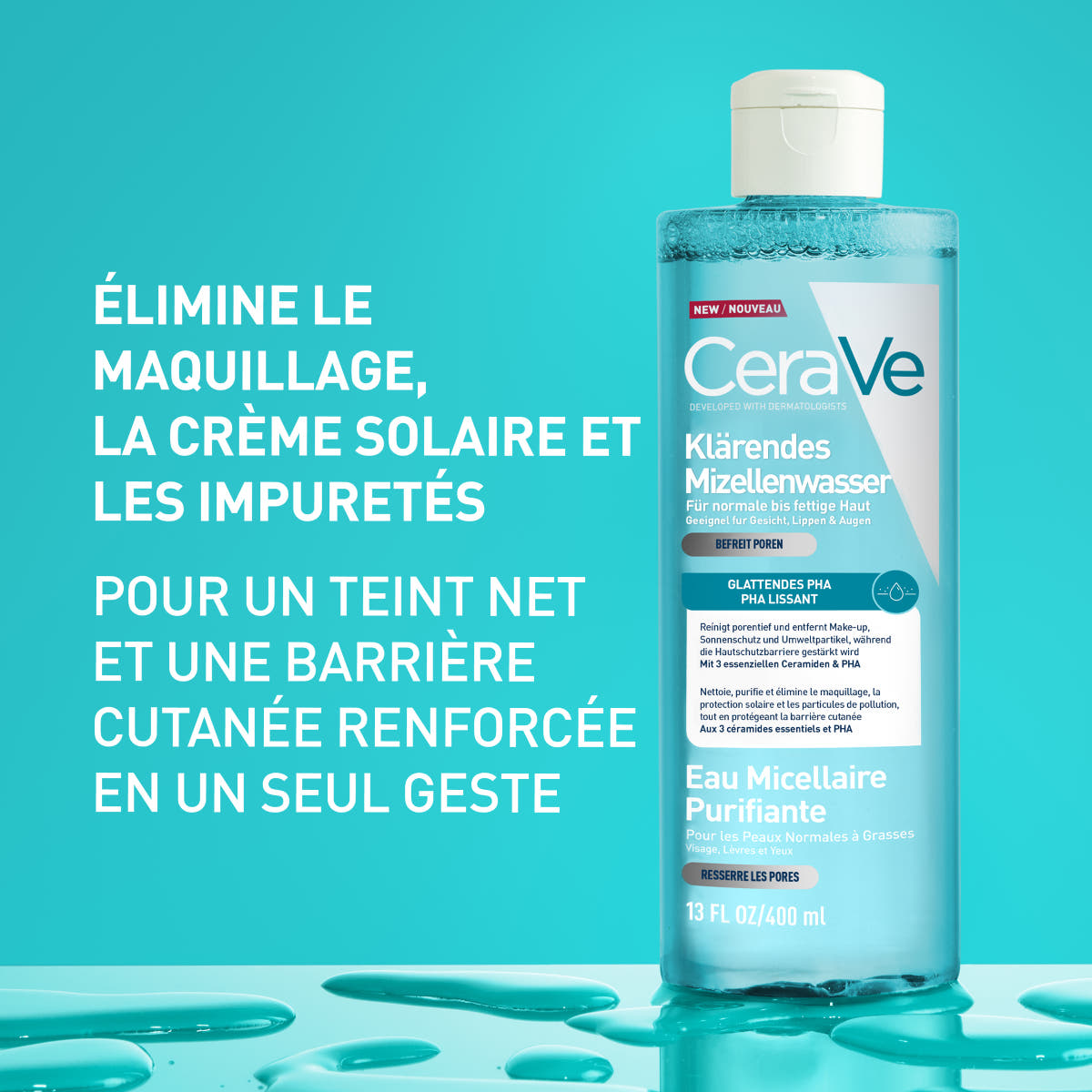 Eau micellaire clarifiante