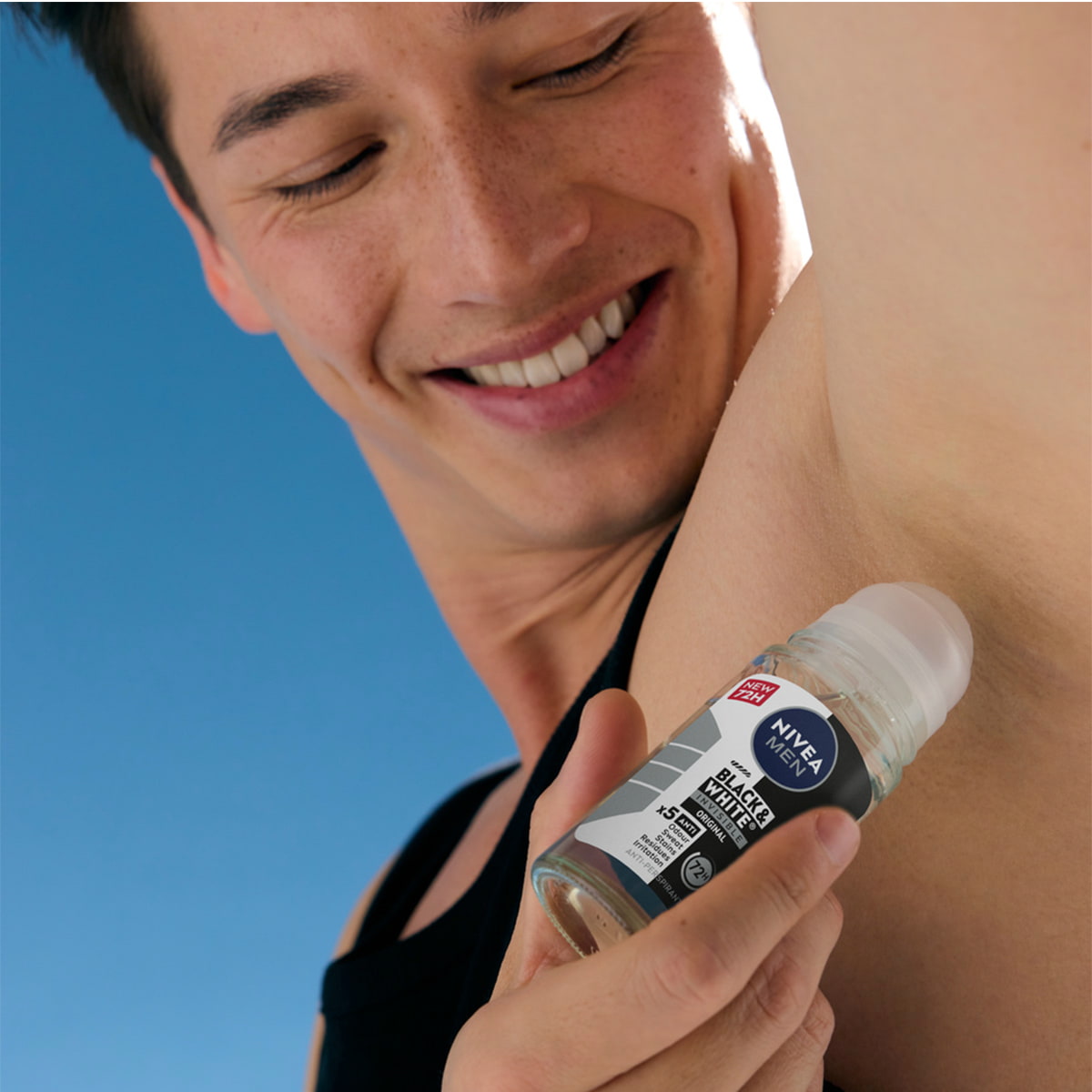 Multipack Deo Roll-on Black & White Invisible Original Uomo