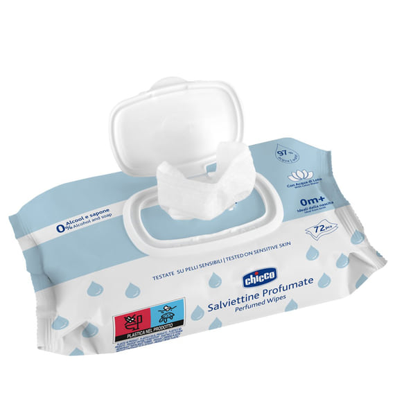 Lingettes Nettoyantes avec Flip Cover - 72 pcs.