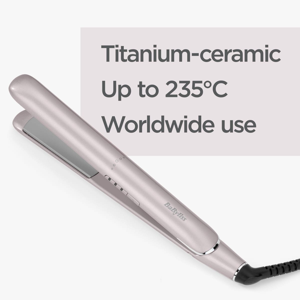 Mauve Lustre Hair Straightener ST516E
