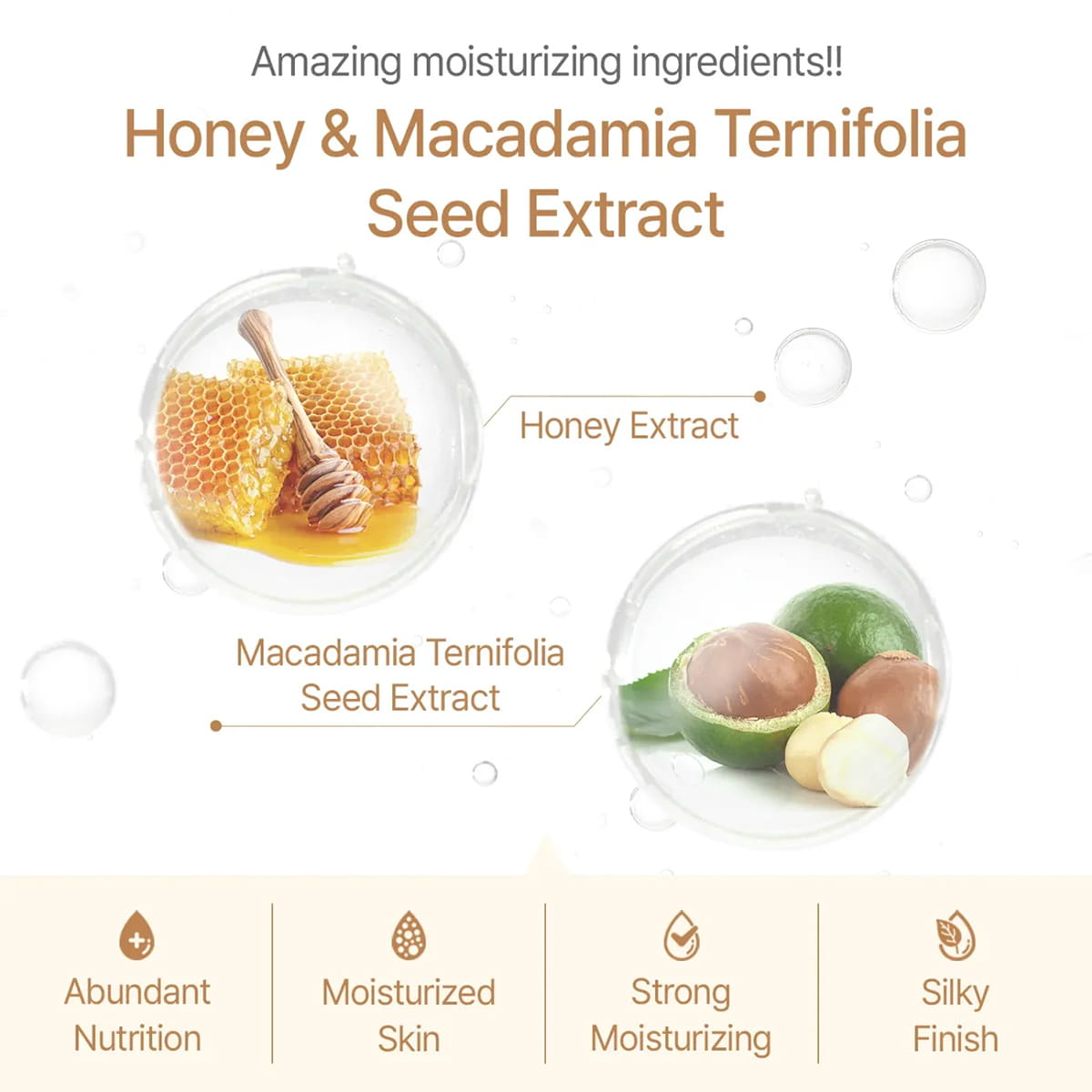 Honey and Macadamia Pure Body Lotion - Baby Powder