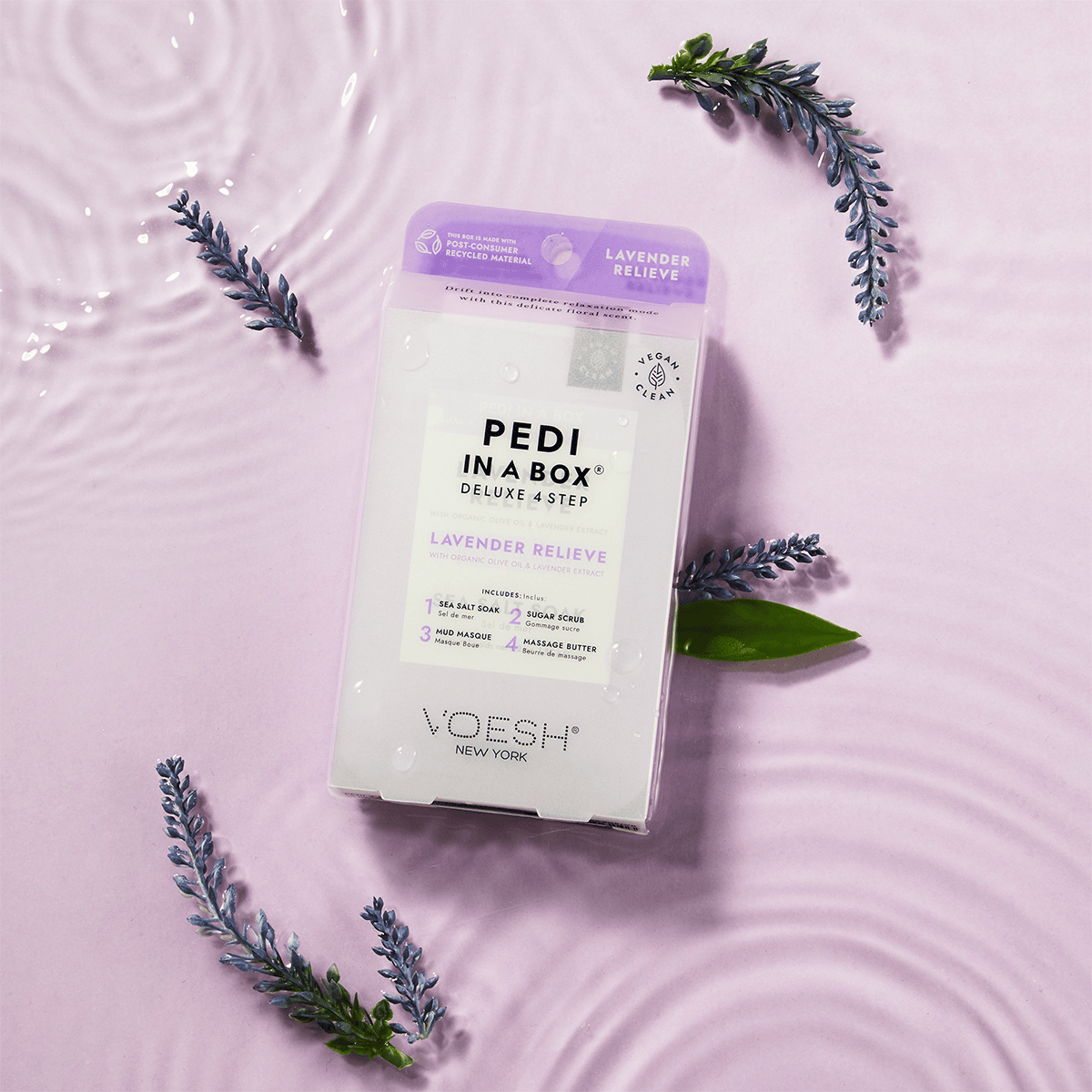 Pedi in a Box (4 Step) Lavender Relieve