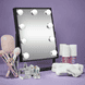 Miroir de maquillage avec 9 lumières LED puissantes