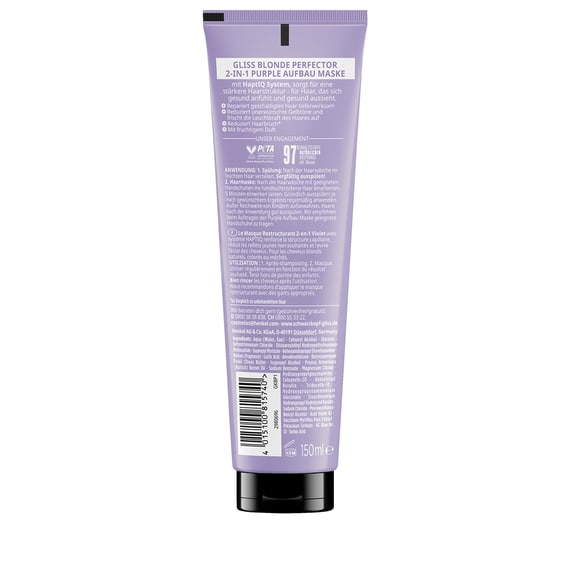 2-in-1 Aufbau Maske Blond Perfector