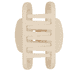 Flexible Hair Clip - Beige